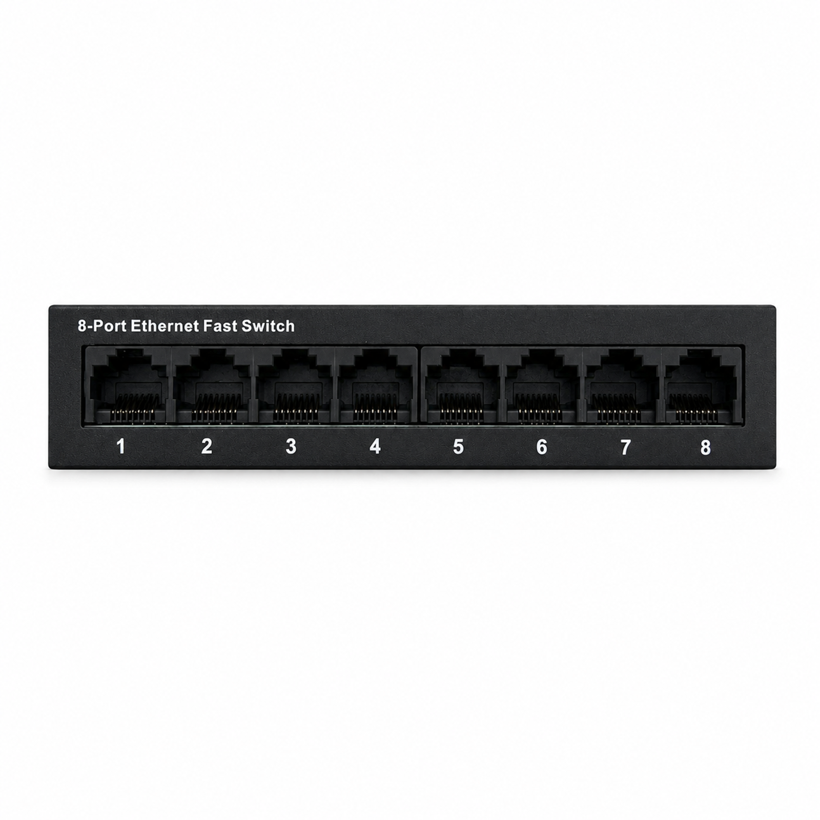 Switch Gigabit 8 Puertos RJ45 10/100/1000 Mbps con Carcasa Metálica