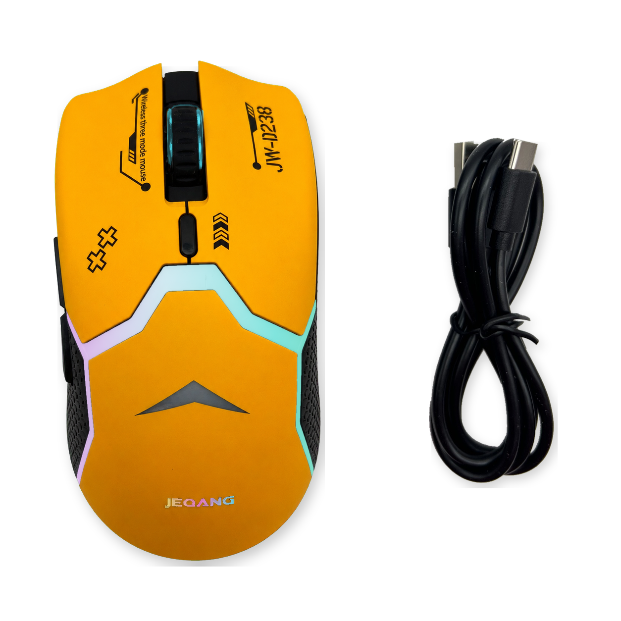 Mouse Gamer Inalámbrico Bluetooth 2.4G RGB USB-C 8000 DPI