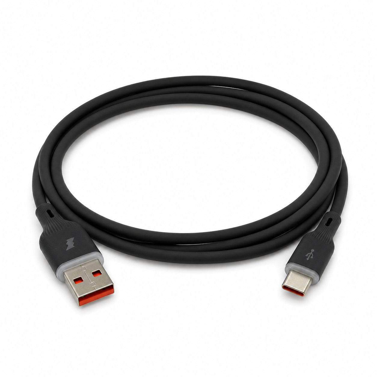 Cable USB-A a USB-C 18W de silicona, 1 m